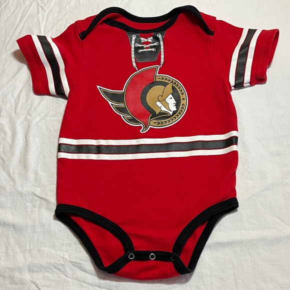 Fanatics Other - 24M  Ottawa Senators NHL Red and Black Kids Bodysuit